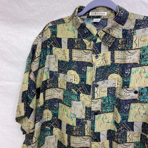 🍃 High Advantage silk button up 🍃 - Picture 7 of 11